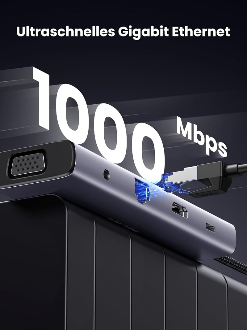 UGREEN Revodok 10 az 1-ben USB-C Hub multifunkciós dokkoló