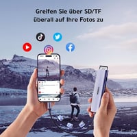 UGREEN Revodok 1071 USB C Hub 7 az 1-ben - 4K HDMI, 100W PD, USB 3.0, SD/TF Kártyaolvasó - iPhone, MacBook, iPad, Surface, Galaxy, Steam Dec 6