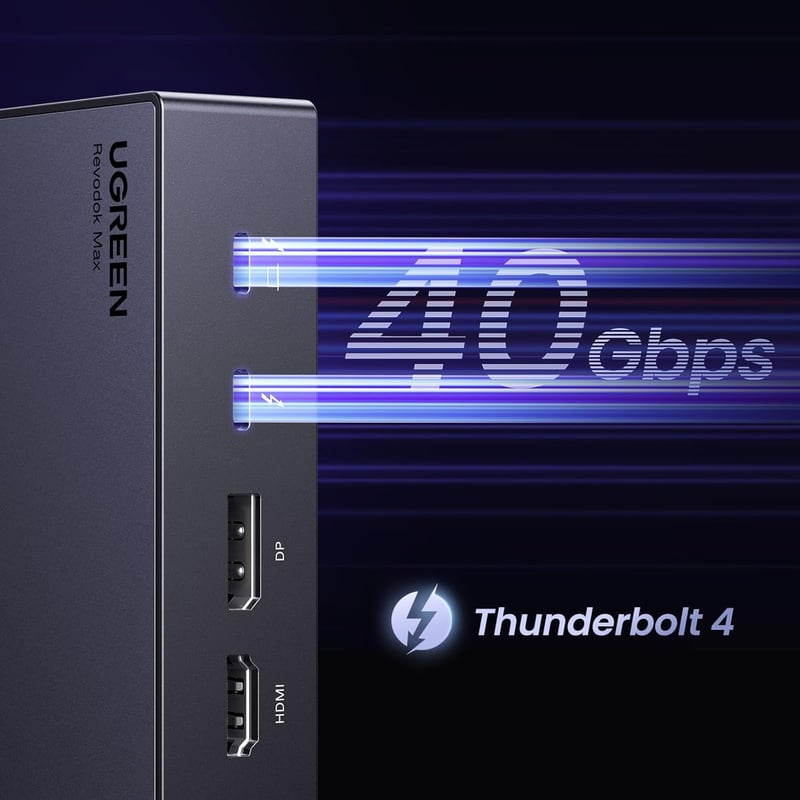 UGREEN Revodok Max 313 Thunderbolt 4 dokkoló 13 az 1-ben, 140W töltéssel