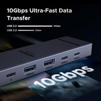 UGREEN Revodok Pro 106 USB-C Hub 10Gbps HDMI 4K 100W PD adapter 5