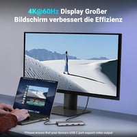 UGREEN Revodok Pro 109 USB C Hub 10Gbps - 9 az 1-ben Dokkoló Állomás HDMI 4K@60Hz, 100W PD, Ethernet, SD/TF Kártyaolvasó iPhone, MacBook, Su 4
