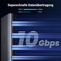UGREEN Revodok Pro 109 USB C Hub 10Gbps - 9 az 1-ben Dokkoló Állomás HDMI 4K@60Hz, 100W PD, Ethernet, SD/TF Kártyaolvasó iPhone, MacBook, Su 3