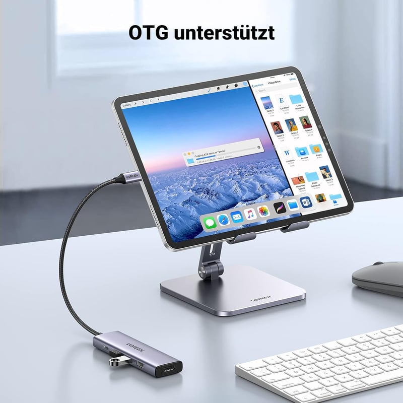 UGREEN Revodok USB-C Hub 100W PD, 4K HDMI, 3x USB 3.0 - MacBook, iPad, iPhone 15