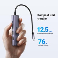 UGREEN Revodok USB-C Hub 100W PD, 4K HDMI, 3x USB 3.0 - MacBook, iPad, iPhone 15 7
