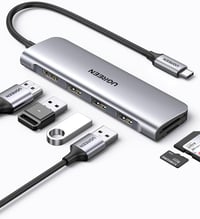 UGREEN Revodok USB-C Hub 6 az 1-ben 4K HDMI, SD/TF olvasó, ezüst 8