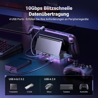 UGREEN Steam Deck Dokkoló Állomás 9-in-1 4K HDMI USB Portokkal Állítható Tartó Steam Deck OLED ROG Ally Legion Go iPad MacBook Kompatibilis 4