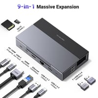UGREEN Steam Deck Dokkoló Állomás 9-in-1 4K HDMI USB Portokkal Állítható Tartó Steam Deck OLED ROG Ally Legion Go iPad MacBook Kompatibilis 2