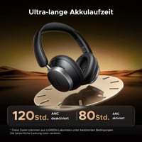 Bezdrôtové slúchadlá UGREEN Studio Pro Bluetooth 6.0 cez uši s aktívnym potlačením hluku, Hi-Res LDAC, 120-hodinovou výdržou batérie, priestorovým zvukom, 5 mikrofónmi a funkciou Dual Link 5