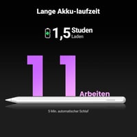 UGREEN Stylus Ceruza iPad-hez Mágneses Vezeték Nélküli Töltés Dőlésszög Érzékelés iPad Pro 11" 12.9" iPad Air Kompatibilis Fehér 6