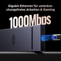 Dokovacia stanica UGREEN s podporou troch displejov – 2× HDMI 4K@60Hz, DisplayPort 4K@120Hz, 10Gbps USB-C, USB-A, čítačka SD/TF kariet, LAN, audio, 100W PD, pre ThinkPad X1, HP Envy 17, XPS 15 7