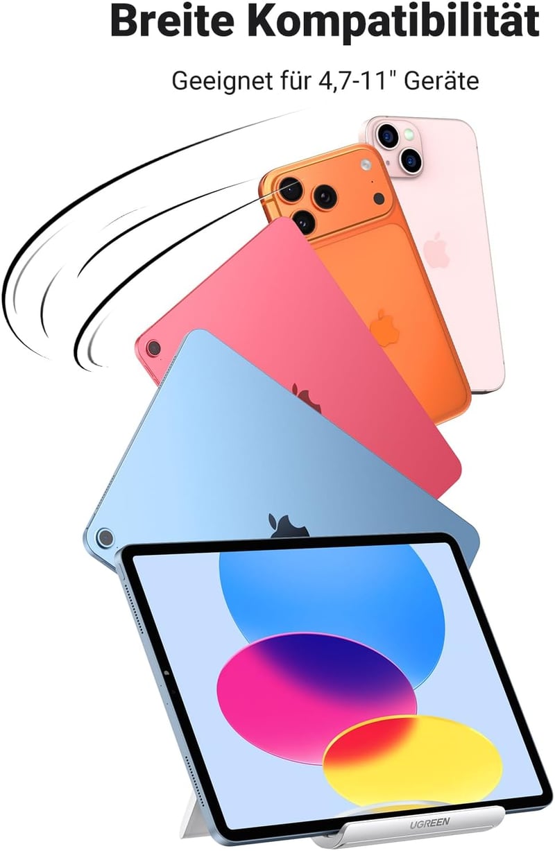 UGREEN Univerzális Tablet Tartó Állvány iPad iPhone 10.5" Hordozható Telefon Tartó