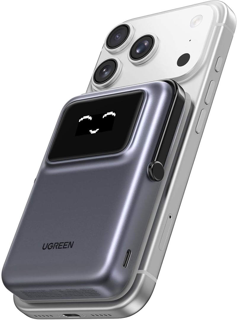 UGREEN UNO 10000mAh Mágneses Wireless Powerbank 20W USB-C iPhone 12-17 Pro Max