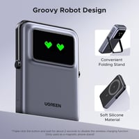 UGREEN UNO 10000mAh Mágneses Wireless Powerbank 20W USB-C iPhone 12-17 Pro Max 6