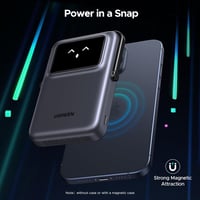 UGREEN UNO 10000mAh Mágneses Wireless Powerbank 20W USB-C iPhone 12-17 Pro Max 2