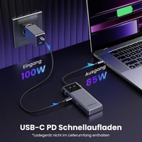UGREEN Uno 6 az 1-ben USB-C Hub 10Gbps 4K HDMI MacBook iPad Surface 5