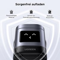 UGREEN UNO Qi2 2-in-1 Töltőállomás, 15W MagSafe Kompatibilis Vezeték Nélküli Töltő iPhone 17/16/15/14/13 és AirPods Készülékekhez, Állítható 7