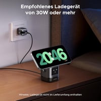 UGREEN UNO Qi2 2-in-1 Töltőállomás, 15W MagSafe Kompatibilis Vezeték Nélküli Töltő iPhone 17/16/15/14/13 és AirPods Készülékekhez, Állítható 8