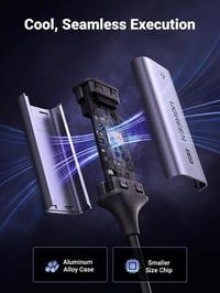 UGREEN USB 3.0 Ethernet Adapter 2.5G LAN Hálózati Adapter RJ45 2500Mbps Gigabit Alumínium Laptop PC Windows macOS Kompatibilis 7