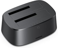 Stație de andocare UGREEN USB 3.0 cu două sloturi pentru HDD sau SSD SATA de 2.5 și 3.5 inchi, 5 Gbps, cu clonare offline UASP 1