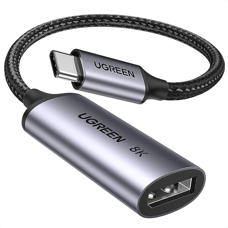 UGREEN USB-C DP1.4 adapter 8K@60Hz 4K@240Hz Thunderbolt DisplayPort HDR