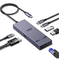 USB-C rozbočovač UGREEN s DisplayPortom, dokovacia stanica s prenosom dát USB 3.2 10 Gb/s 1