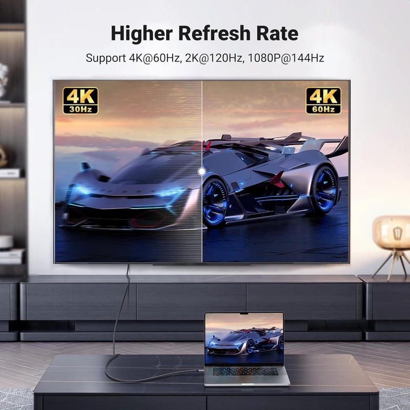 UGREEN USB-C to HDMI kábel 4K 60Hz 2m Thunderbolt 3 MacBook Pro iPad Galaxy