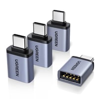 Adaptér UGREEN USB-C na USB (4 ks) 10 Gb/s OTG hliníkový sivý, kompatibilný s Thunderbolt 4/5, iPhone 17/16/15, MacBook Pro M4, Mac Mini, Gala 1
