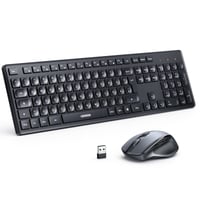 UGREEN Bežični Komplet Tipkovnice i Miša, 2.4G Nano USB Prijemnik, 4000 DPI, 10m Domet, Tipke Prečaca, Windows/iOS/Linux/Android 1