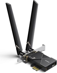 Placă de rețea UGREEN WiFi 7 BE6500 PCIe WLAN, Bluetooth 5.4, 6 GHz, MLO, cu 2 antene de 6 dBi, WPA3, compatibilă cu Windows 11 1