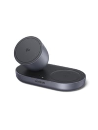 UGREEN Zapix 2-v-1 15W Qi2 magnetický bezdrôtový nabíjací stojan, kompatibilný s iPhone 17/16/15/14/13/12 a AirPods, certifikácia MagSafe 1