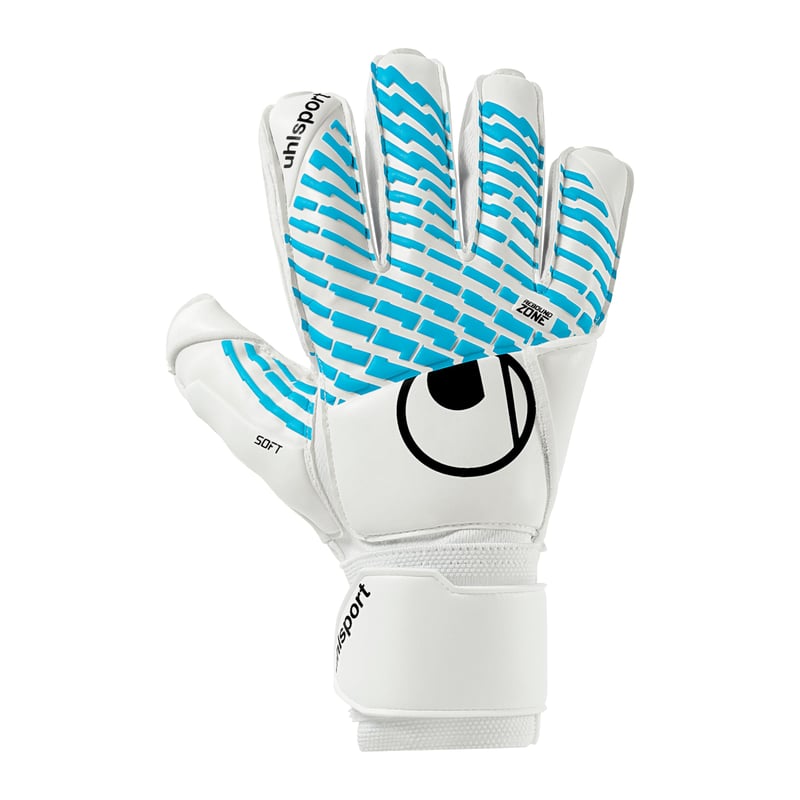 Detské brankárske rukavice uhlsport Cybertec Soft Flex Frame so stabilizáciou prstov – futbalové brankárske rukavice pre chlapcov