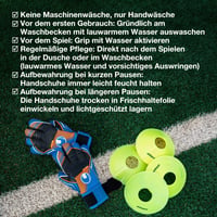 Brankárske rukavice uhlsport Soft Pro pre deti aj dospelých - veľkosť 11, modrá/oranžová/biela, priedušné, so zapínaním na zápästí a vynikajúcou priľnavosťou 10