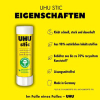 Stick de lipici UHU fără solvenți - Lipire puternică, rapidă și durabilă, 5 x 21 g 2