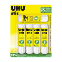 Stick de lipici UHU fără solvenți - Lipire puternică, rapidă și durabilă, 5 x 21 g 1