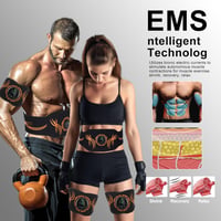 UIHOL EMS Izomstimulációs Készülék - USB Tölthető Zsírégető Edzőgép Hasizomra, Karra és Lábra - Hordozható Fitness Tréner 4