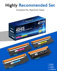 Uiprint CLT-P404C 404S Kompatibilné tonerové balenie pre tlačiarne Samsung Xpress C480W C480FW - Multipack tonerových kaziet 5