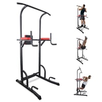 Posilňovacia veža Mobiclinic Multifit Power Tower – 8-stupňovo nastaviteľná bradlová konštrukcia, samostatne stojaca hrazda, domáca posilňovňa 1