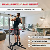Posilňovacia veža Mobiclinic Multifit Power Tower – 8-stupňovo nastaviteľná bradlová konštrukcia, samostatne stojaca hrazda, domáca posilňovňa 5