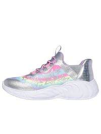 SKECHERS Slip-Ins Lány Unicorn csillogó félcipő szivárvány részletekkel EU 31 4