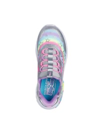 SKECHERS Slip-Ins Lány Unicorn csillogó félcipő szivárvány részletekkel EU 31 5