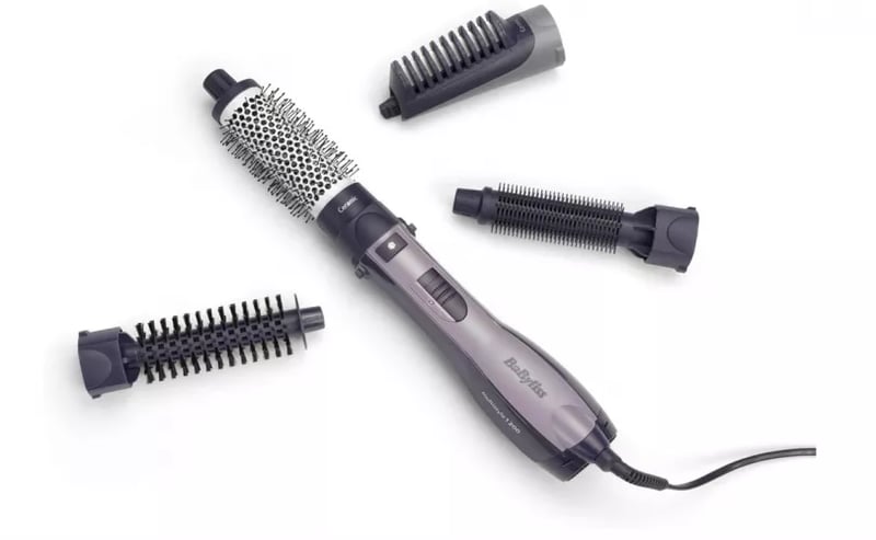 BaByliss AS121E Ionizáló Forgó Meleg Levegős Hajkefe 1200W - Elektromos Hajformázó Kefe