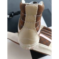 Vans Sk8-Hi Damier magasszárú cipő - Marron/Rose szín - 36-os méret (EU) 3