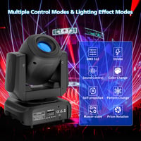 UKing 100W LED Moving Head Reflektor DMX 512 RGBW Prizma Fényeffekt 8 Szín 8 Gobo DJ Disco Színpadi Világítás 7