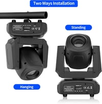 UKing 100W LED Moving Head Reflektor DMX 512 RGBW Prizma Fényeffekt 8 Szín 8 Gobo DJ Disco Színpadi Világítás 6