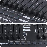 UKing 384 Csatornás DMX512 Fényvezérlő Pult - Vezeték Nélküli DJ Konzol Színpadi Lámpákhoz, Mozgó Fejekhez, LED Reflektorokhoz 4