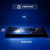 UKing 384 Csatornás DMX512 Fényvezérlő Pult - Vezeték Nélküli DJ Konzol Színpadi Lámpákhoz, Mozgó Fejekhez, LED Reflektorokhoz 2