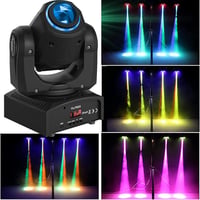 UKing 50W LED Moving Head Diszkó Lámpa - 8 Minta és Szín, Gobo Spotlámpa, 10/12 Csatorna, Mozgó Fényeffekt Bárba, Klubokba, Rendezvényekre 2