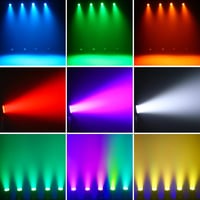 UKing 7x15W Mini Moving Head LED DMX512 RGBW Disco Fény Távirányítóval Strobe Effekt DJ Partyfény 3
