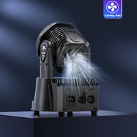 UKing 7x15W Mini Moving Head LED DMX512 RGBW Disco Fény Távirányítóval Strobe Effekt DJ Partyfény 6