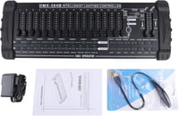 UKing DMX Vezérlő 384 Csatornás DMX512 Konzol 240 Programozható Jelenet DJ Disco Moving Head Színpadi Fény Kezelő Berendezés Fekete 7